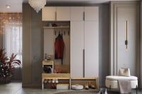 Прихожая Баско К5 кашемир дуб крафт золотой