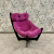 Кресло для отдыха Неаполь Модель 8 (Венге-эмаль/Ткань Фиолетовый Verona Cyklam)
